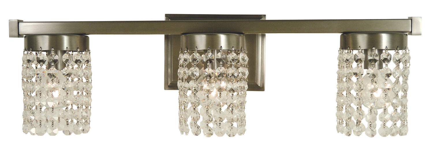 Framburg 4743 BN Three Light Wall Sconce, Brushed Nickel