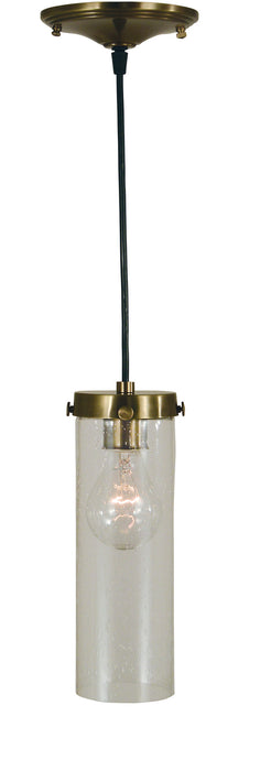 Framburg 4758 AB One Light Pendant, Antique Brass