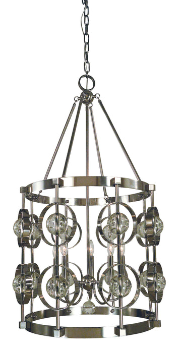Framburg 5032 PN Five Light Chandelier, Polished Nickel