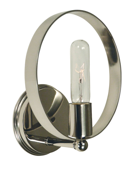 Framburg 5061 PN One Light Wall Sconce, Polished Nickel