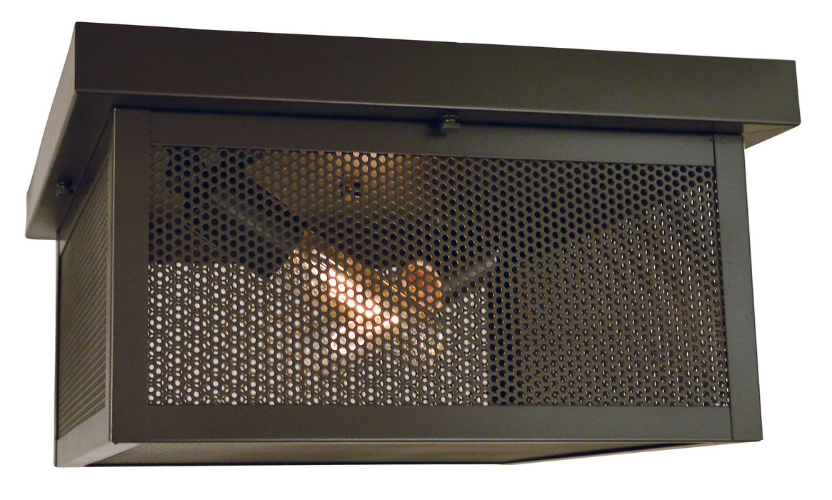 Framburg 5460 MB Two Light Flush Mount, Mahogany Bronze