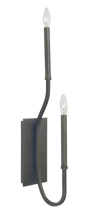 Framburg 5482 IRON Two Light Wall Sconce, Iron