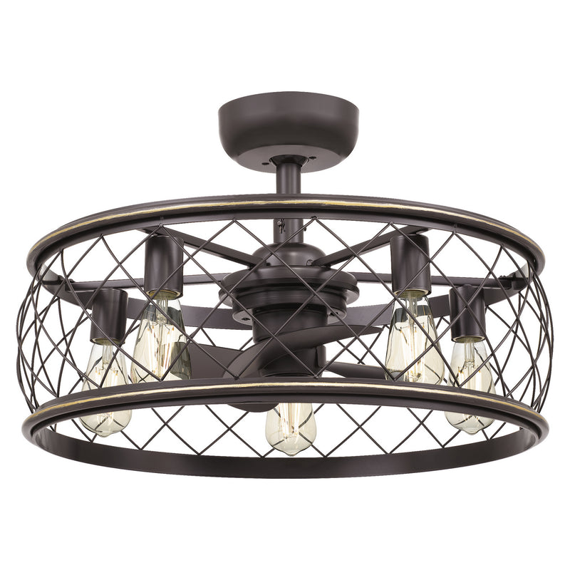 Quoizel RDY3122PN Five Light Fandelier, Palladian Bronze