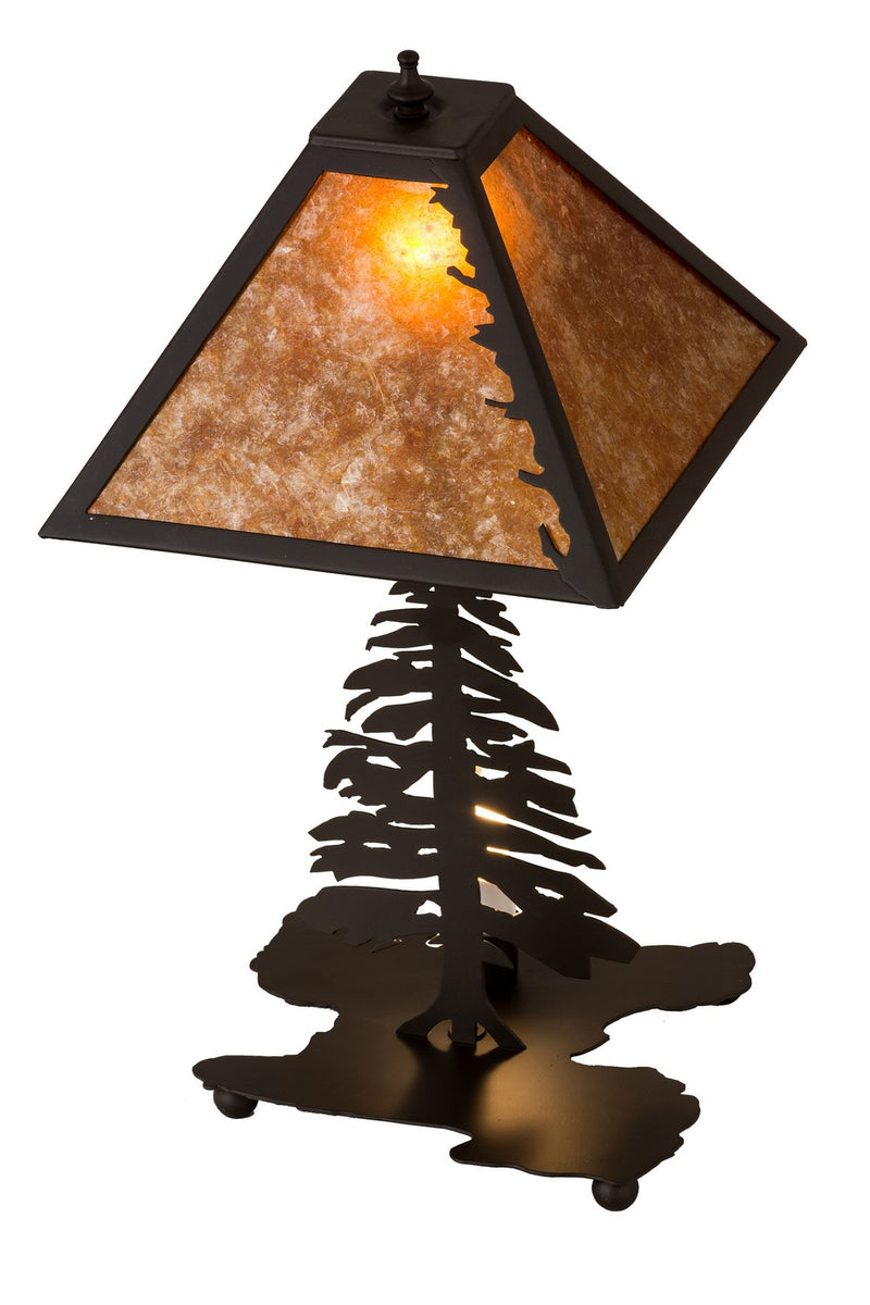 Meyda Tiffany 165588 Two Light Table Lamp, Oil Rubbed Bronze