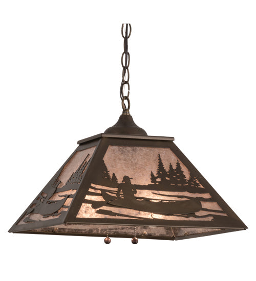 Meyda Tiffany 166329 Two Light Pendant, Antique Copper