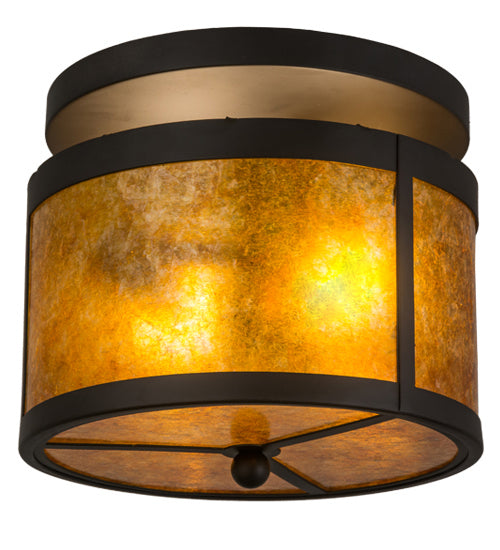 Meyda Tiffany 166409 Two Light Flushmount, Oil Rubbed Bronze