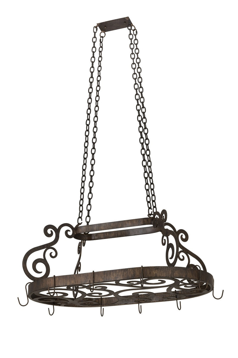 Meyda Tiffany 166434 Pot Rack, Delmonico Bronze