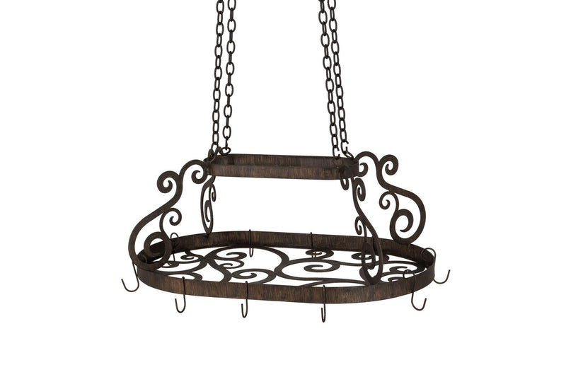 Meyda Tiffany 166434 Pot Rack, Delmonico Bronze