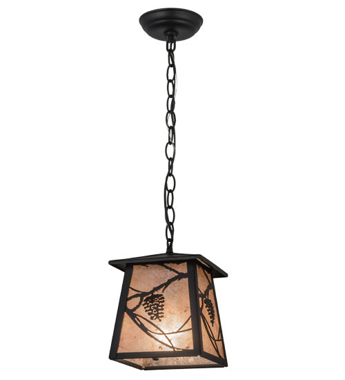 Meyda Tiffany 166557 One Light Pendant, Textured Black