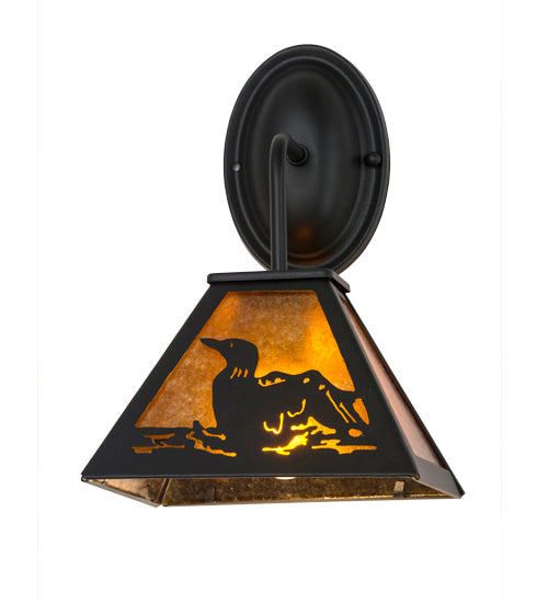 Meyda Tiffany 167356 One Light Wall Sconce, Textured Black