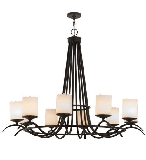 Meyda Tiffany 167672 Ten Light Chandelier, Timeless Bronze