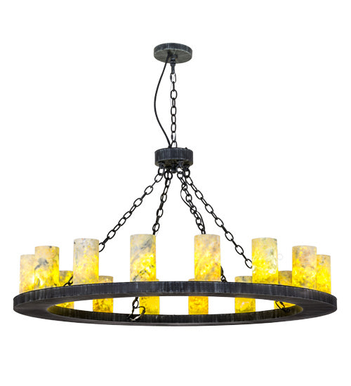 Meyda Tiffany 168321 16 Light Chandelier, Antique Irongate