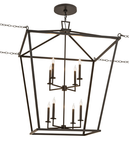 Meyda Tiffany 168937 Eight Light Pendant, Timeless Bronze