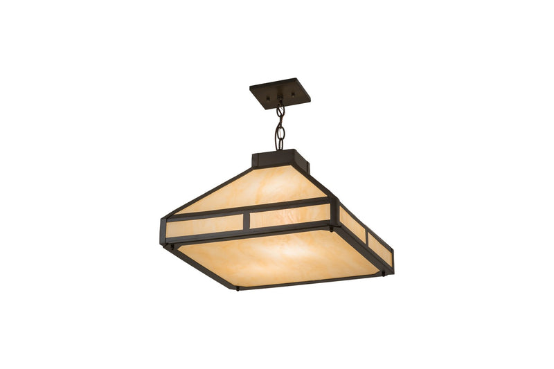 Meyda Tiffany 169071 Two Light Pendant, Timeless Bronze