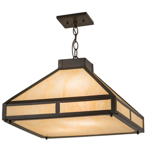 Meyda Tiffany 169071 Two Light Pendant, Timeless Bronze