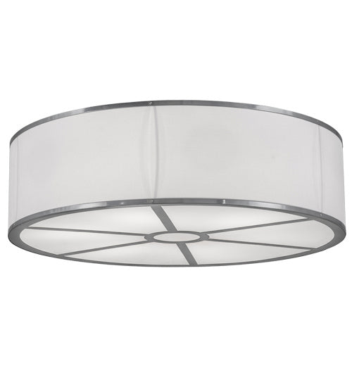 Meyda Tiffany 169152 Six Light Flushmount, Extreme Chrome