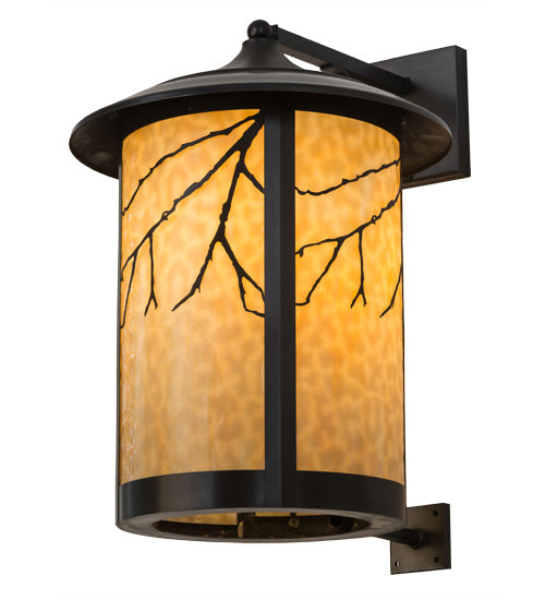 Meyda Tiffany 169208 One Light Wall Sconce, Craftsman Brown