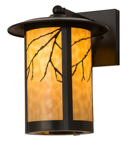 Meyda Tiffany 169210 One Light Wall Sconce, Craftsman Brown