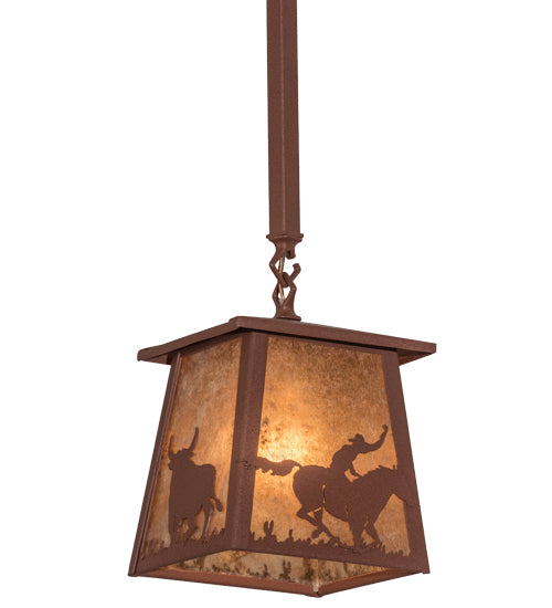 Meyda Tiffany 169617 One Light Pendant, Rust