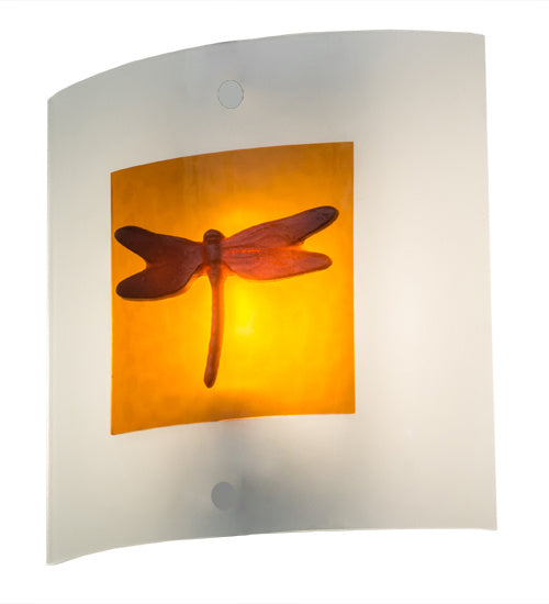 Meyda Tiffany 170865 Shade, Clear/Amber/Amber Dragonfly