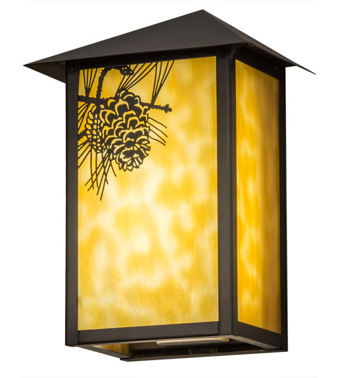 Meyda Tiffany 170970 LED Wall Sconce, Craftsman Brown