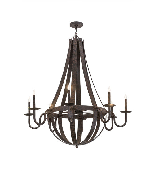 Meyda Tiffany 172321 Eight Light Chandelier, Coffee Bean