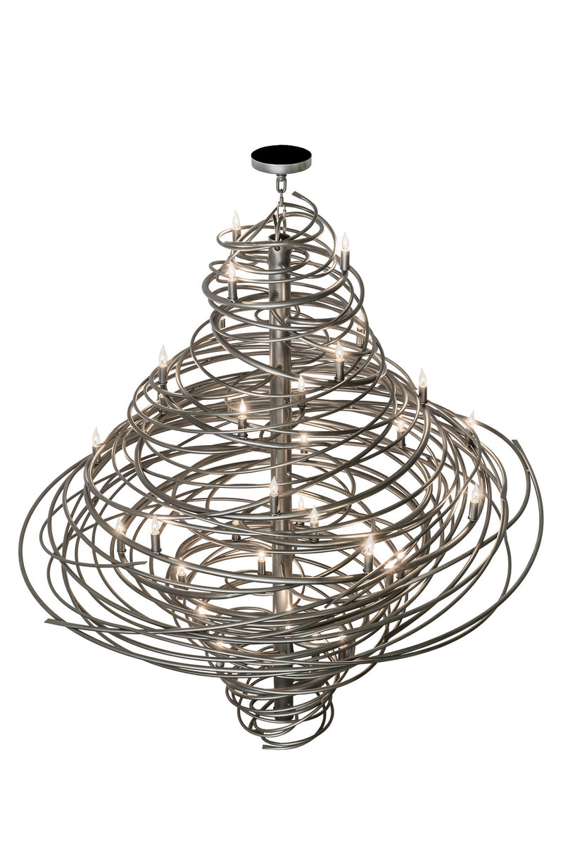 Meyda Tiffany 172410 36 Light Chandelier, Pewter