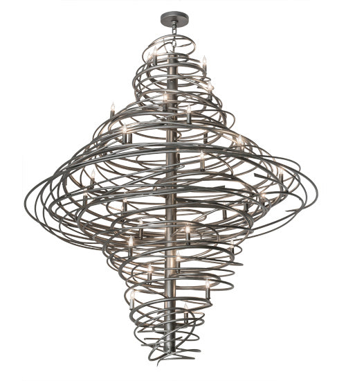 Meyda Tiffany 172410 36 Light Chandelier, Pewter