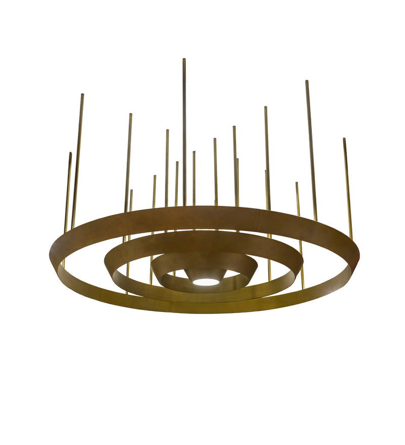 Meyda Tiffany 172709 LED Pendant, Gold Matte