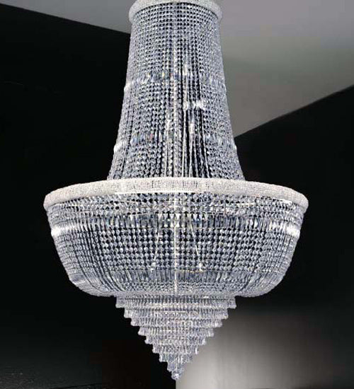Meyda Tiffany 174426 20 Light Chandelier, Chrome,Crystal