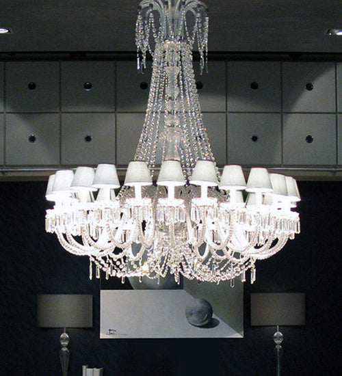 Meyda Tiffany 175240 24 Light Chandelier, Chrome,Crystal
