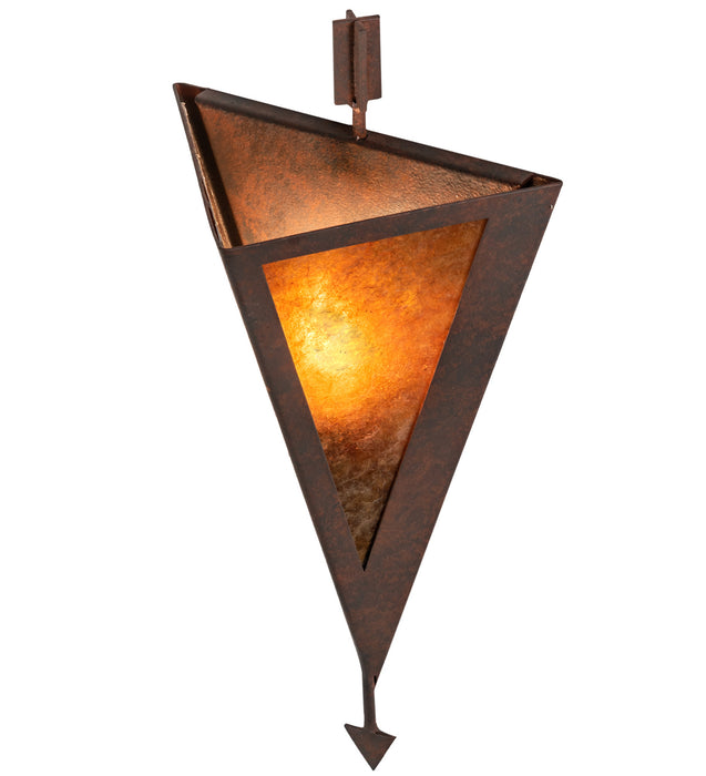 Meyda Tiffany 180204 One Light Wall Sconce, Rusty Nail