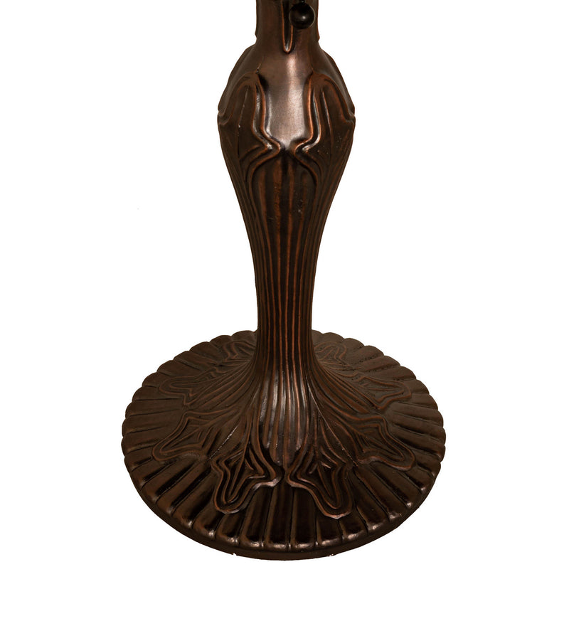 Meyda Tiffany 181599 One Light Table Lamp, Mahogany Bronze