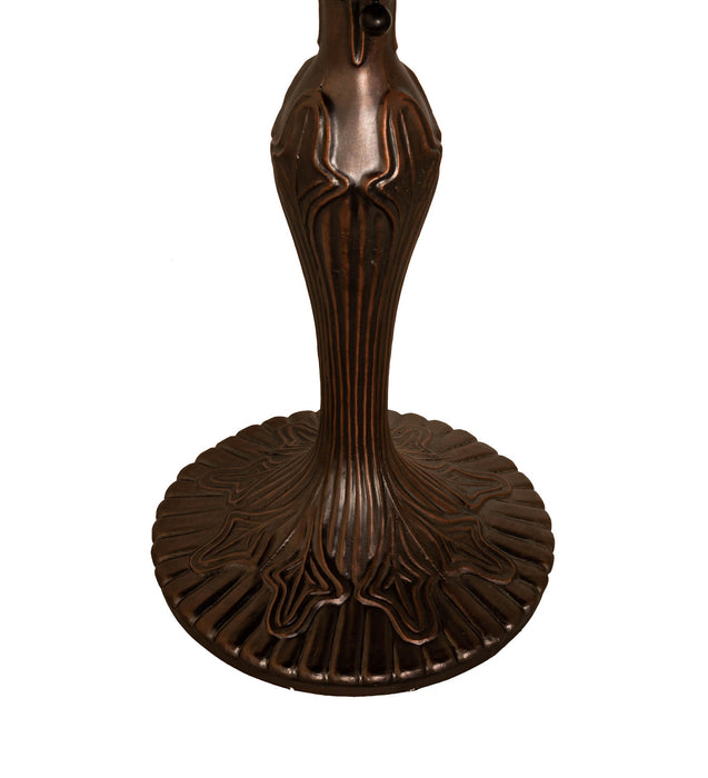 Meyda Tiffany 181599 One Light Table Lamp, Mahogany Bronze