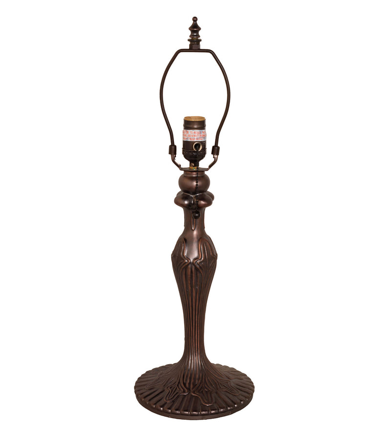 Meyda Tiffany 181599 One Light Table Lamp, Mahogany Bronze