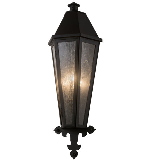 Meyda Tiffany 181850 Three Light Wall Sconce, Blackwash