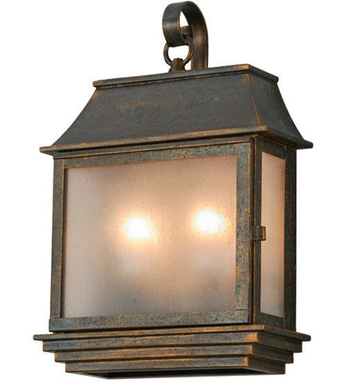 Meyda Tiffany 182587 Two Light Wall Sconce, Golden Bronze