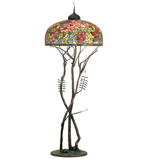 Meyda Tiffany 182892 Three Light Floor Lamp, Bronze