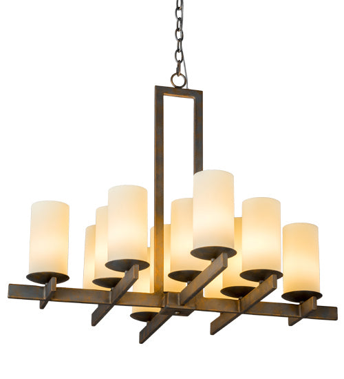 Meyda Tiffany 183053 12 Light Chandelier, French Bronze