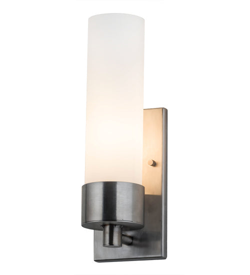 Meyda Tiffany 183188 One Light Wall Sconce, Stainless Steel