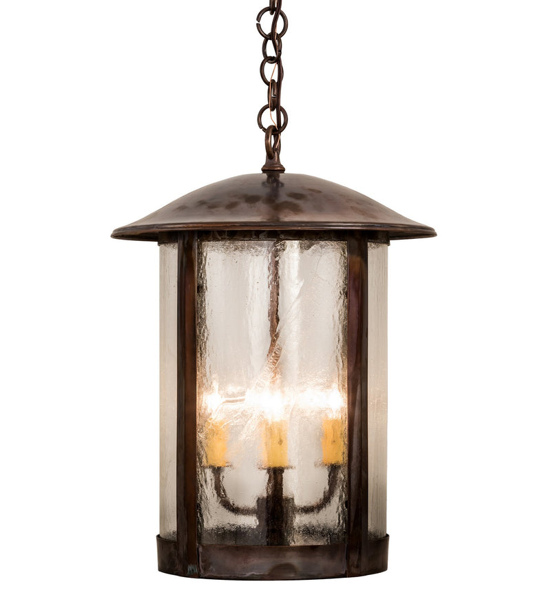 Meyda Tiffany 183802 Four Light Pendant, Vintage Copper