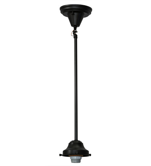 Meyda Tiffany 184438 One Light Pendant Hardware, Craftsman Brown