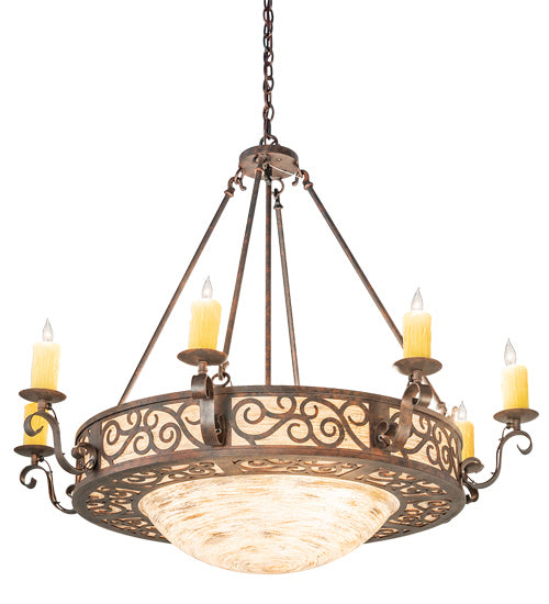 Meyda Tiffany 187026 LED Chandelier, Cajun Spice