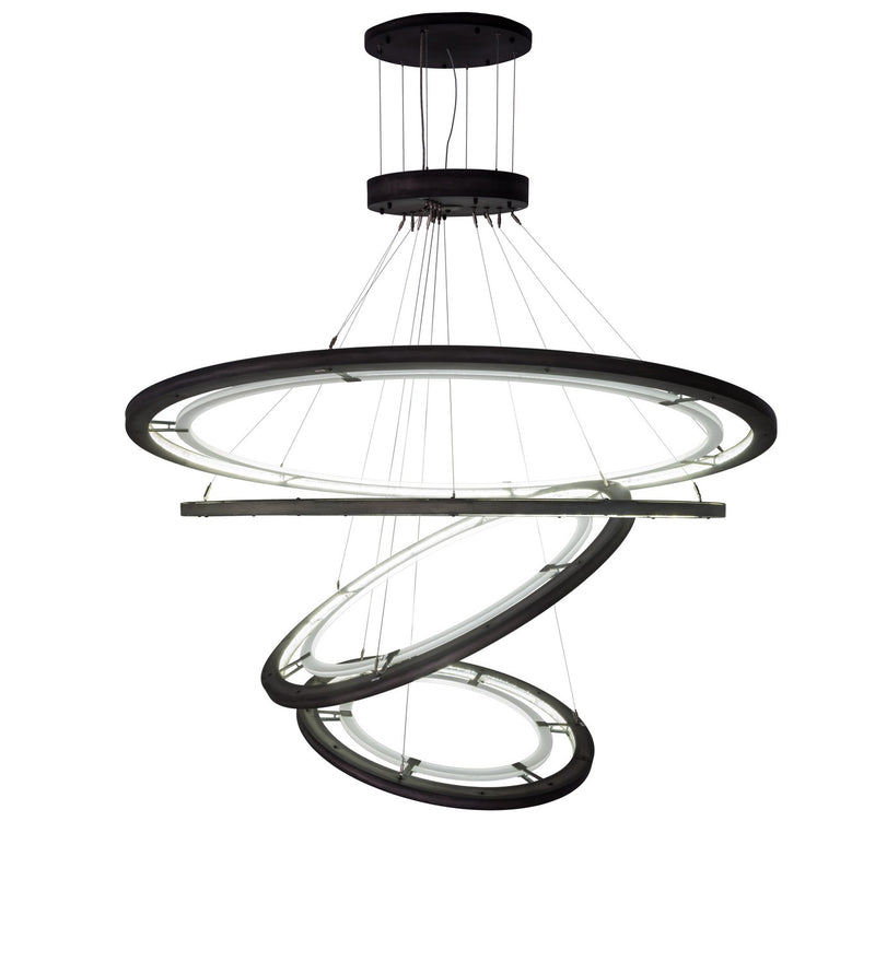 Meyda Tiffany 187057 LED Pendant, Industrial Steel