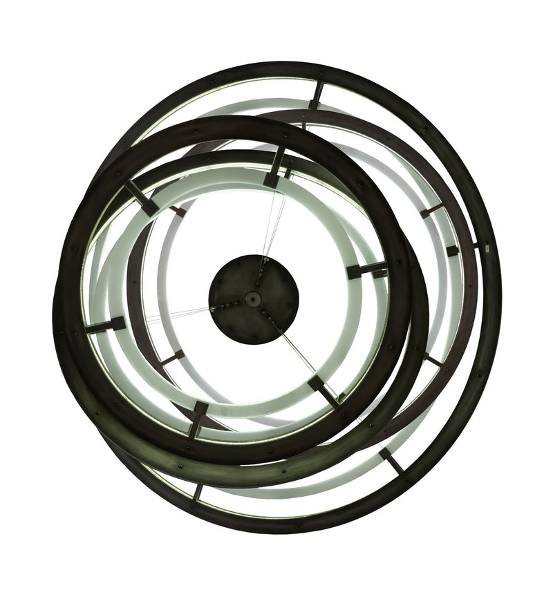 Meyda Tiffany 187057 LED Pendant, Industrial Steel