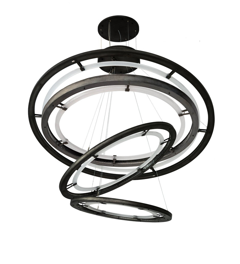 Meyda Tiffany 187057 LED Pendant, Industrial Steel