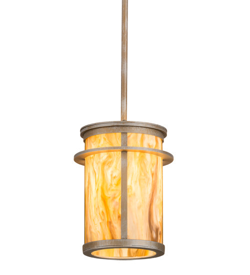 Meyda Tiffany 187506 One Light Pendant, Antique Silver