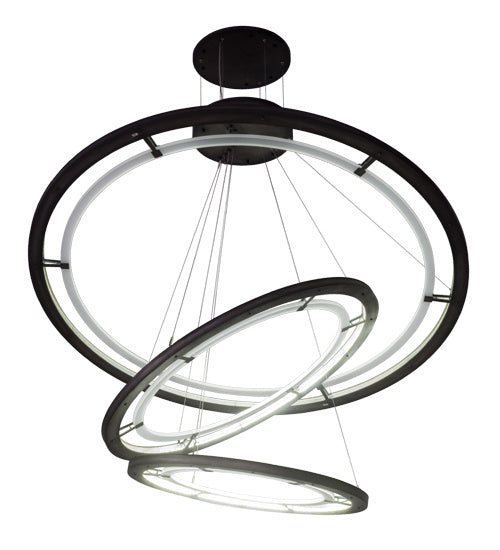 Meyda Tiffany 187568 LED Pendant, Industrial Steel