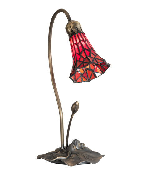 Meyda Tiffany 188683 One Light Accent Lamp, Mahogany Bronze