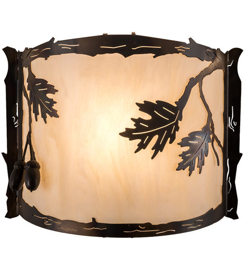 Meyda Tiffany 190069 One Light Wall Sconce, Dark Burnished Antique Copper